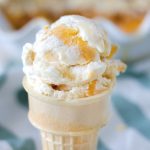 This no-churn ice cream gets flavored with a super unexpected leftover ingredient! Peach Pie No Churn Ice Cream | Go Go Go Gourmet @gogogogourmet