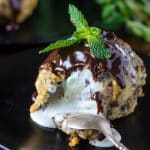 Tempura Fried Ice Cream with a Mint Chocolate Truffle Center | Go Go Go Gourmet @gogogogourmet
