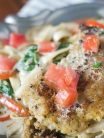 Copycat Olive Garden Tuscan Garlic Chicken Fettuccine | Go Go Go Gourmet @gogogogourmet