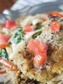 Copycat Olive Garden Tuscan Garlic Chicken Fettuccine | Go Go Go Gourmet @gogogogourmet