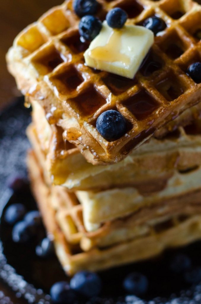 Crispy Belgian Waffles - Best Fluffy Crispy Waffle Recipe