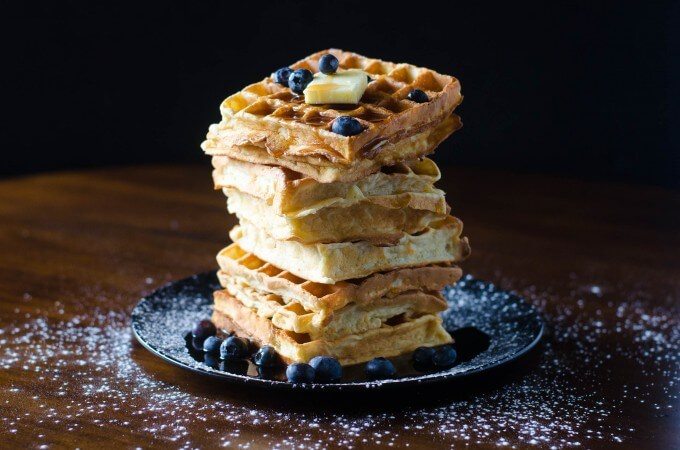 Crispy Belgian Waffles - Best Fluffy Crispy Waffle Recipe