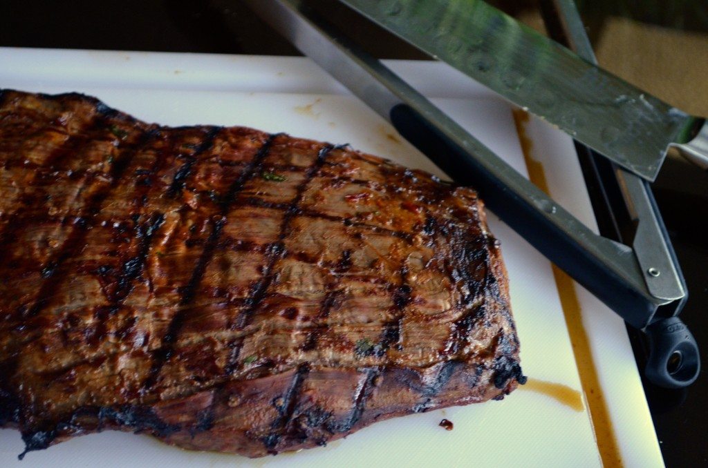 Grilled Flank Steak with Black Bean Salsa Best Way to Grill Flank Steak