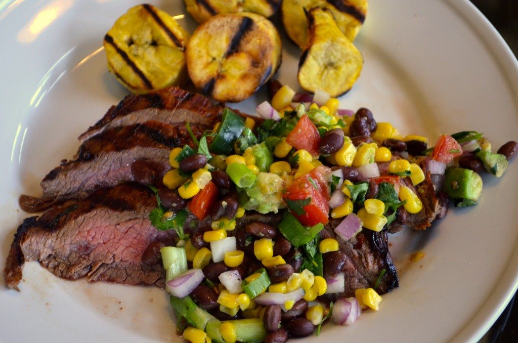 Grilled Flank Steak with Black Bean Salsa Best Way to Grill Flank Steak