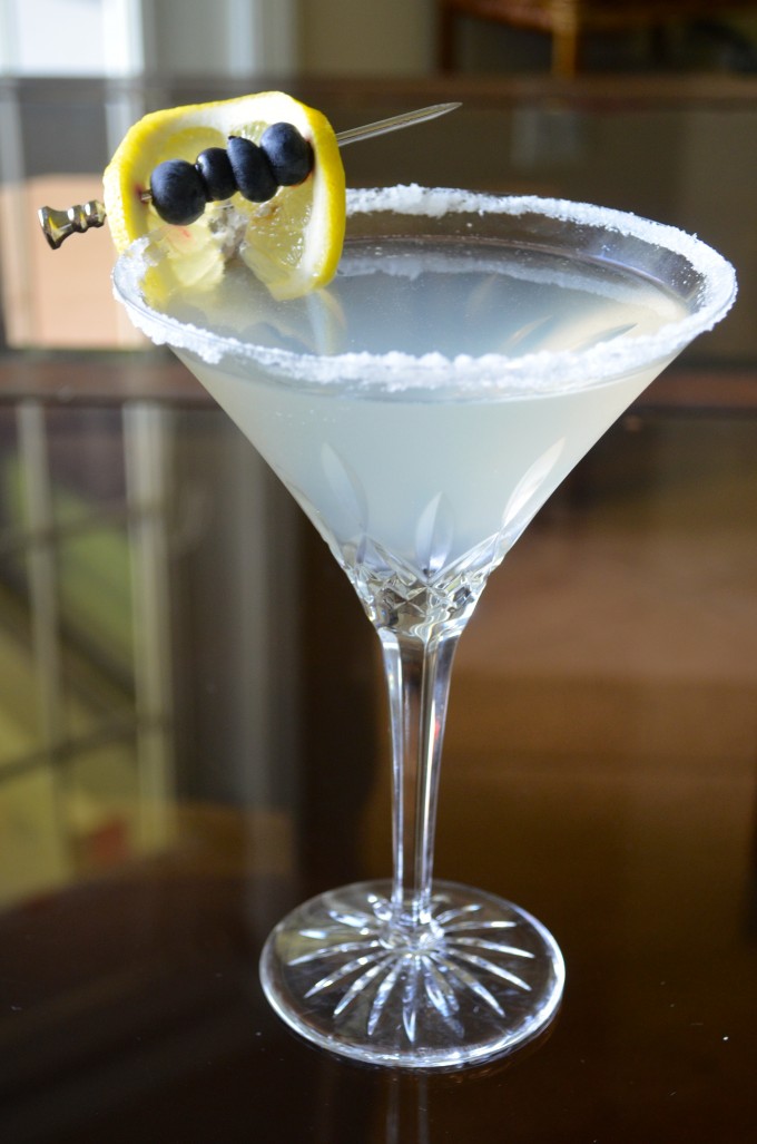 Friday at Five: Blueberry Lemondrop Martini Go Go Go Gourmet