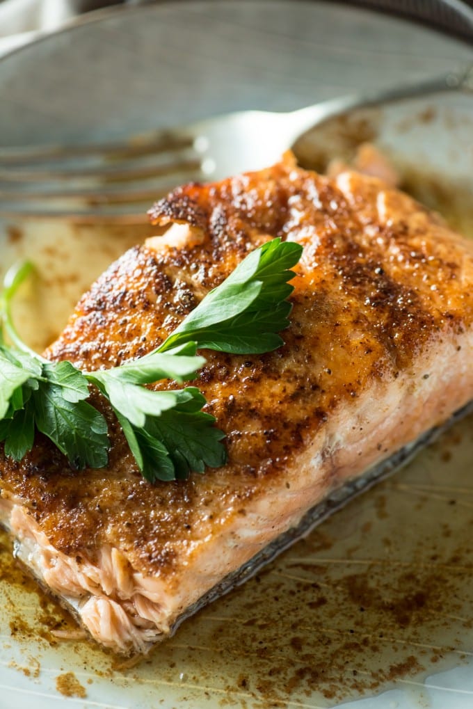 Pan-Seared Salmon with Lemon White Wine Butter Sauce Go Go Go Gourmet