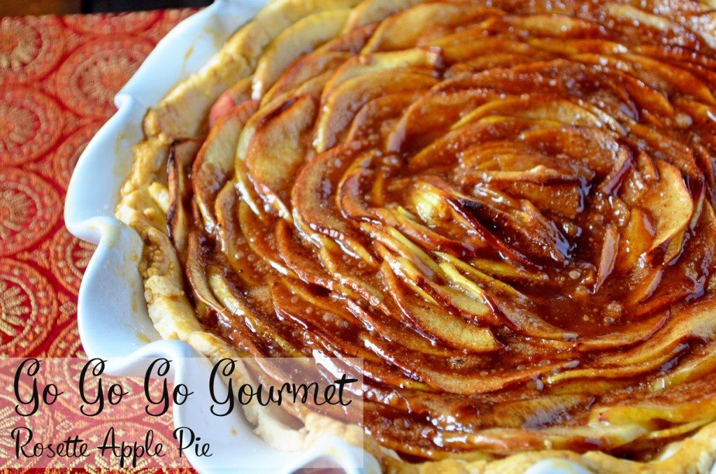 Rosette Apple Pie | Go Go Go Gourmet @gogogogourmet