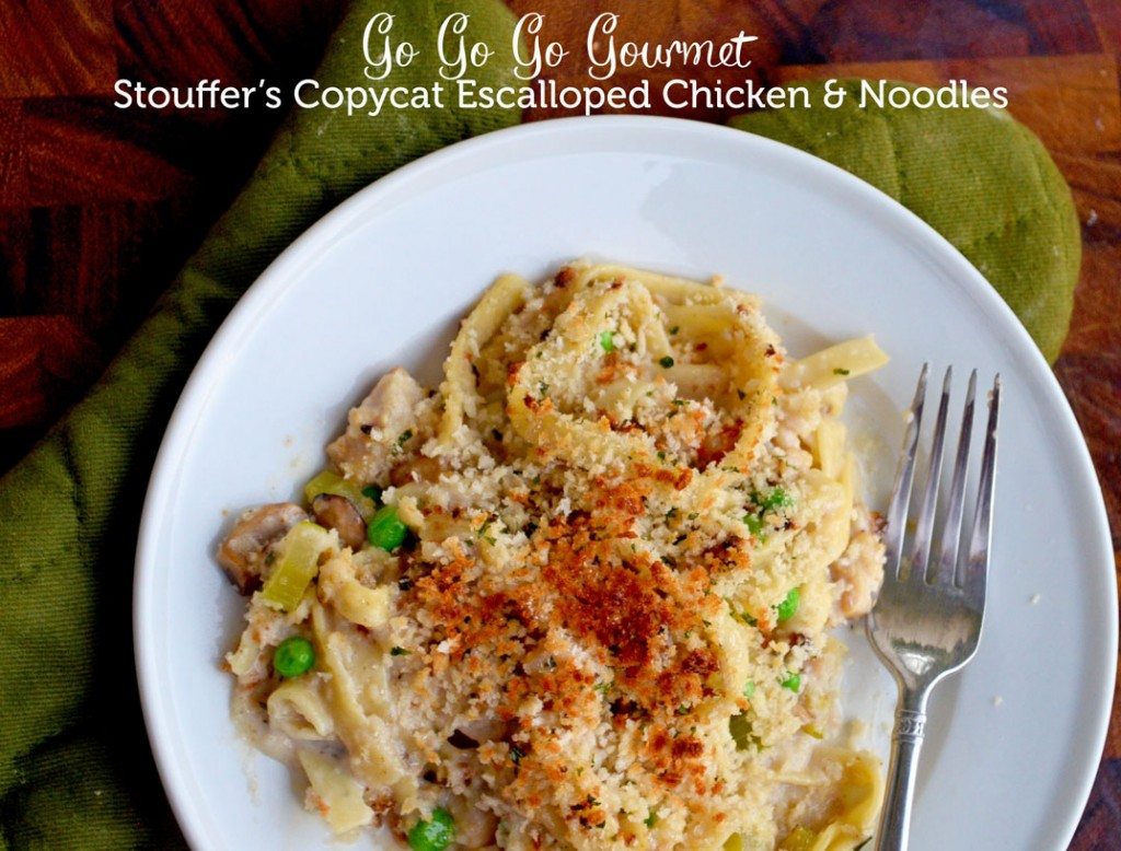 Stouffer's Copycat Escalloped Chicken and Noodles | Go Go Go Gourmet