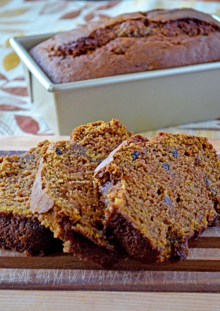 This pumpkin bread is flavored with citrus and studded with cranberry, for a truly unique fall treat! | Go Go Go Gourmet