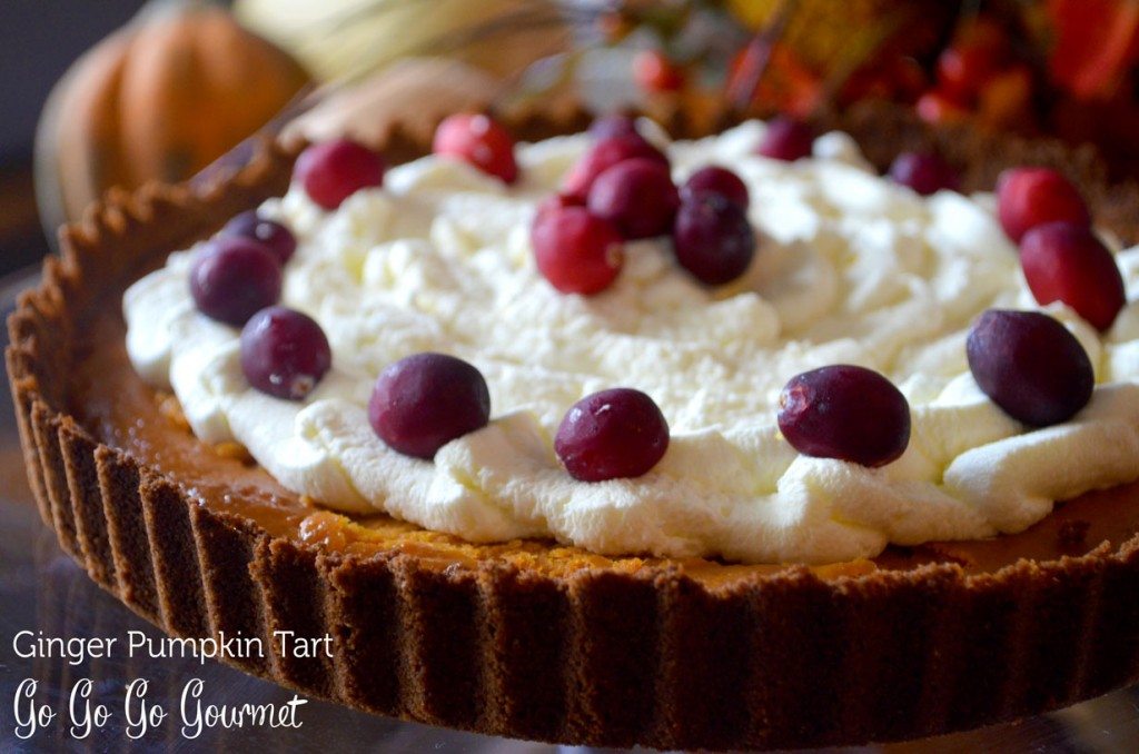 Ginger Pumpkin Tart | Go Go Go Gourmet @gogogogourmet