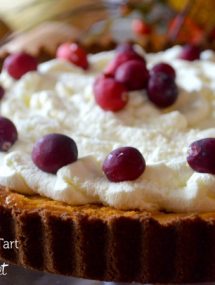 Ginger Pumpkin Tart | Go Go Go Gourmet @gogogogourmet