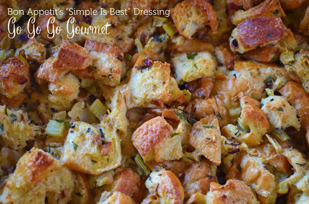 "Simple is Best" Thanksgiving Stuffing | Go Go Go Gourmet