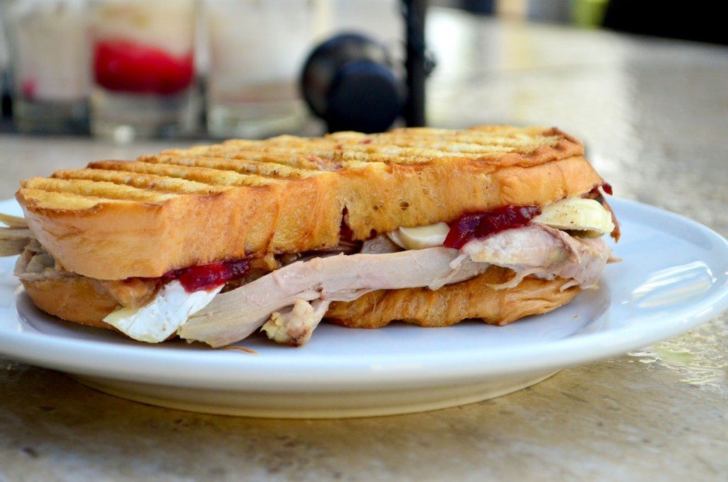 Put your #Thanksgiving #leftovers to work in this amazing Thanksgiving Leftover Panini! | Go Go Go Gourmet