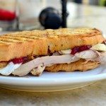 Thanksgiving Leftovers Panini with Turkey, Stuffing, Cranberry and Brie | Go Go Go Gourmet @gogogogourmet