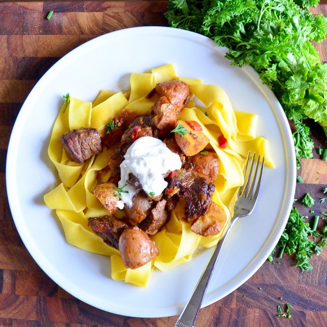 Crockpot OR Stovetop prep on this Hungarian Beef Goulash | Go Go Go Gourmet