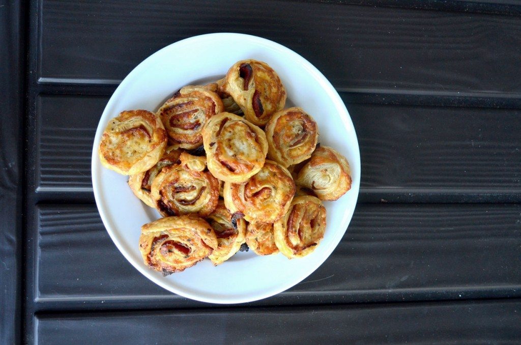 Easy party appetizer- Pepperoni Pinwheels | Go Go Go Gourmet