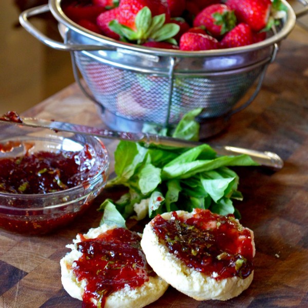Strawberry Basil Jam Go Go Go Gourmet