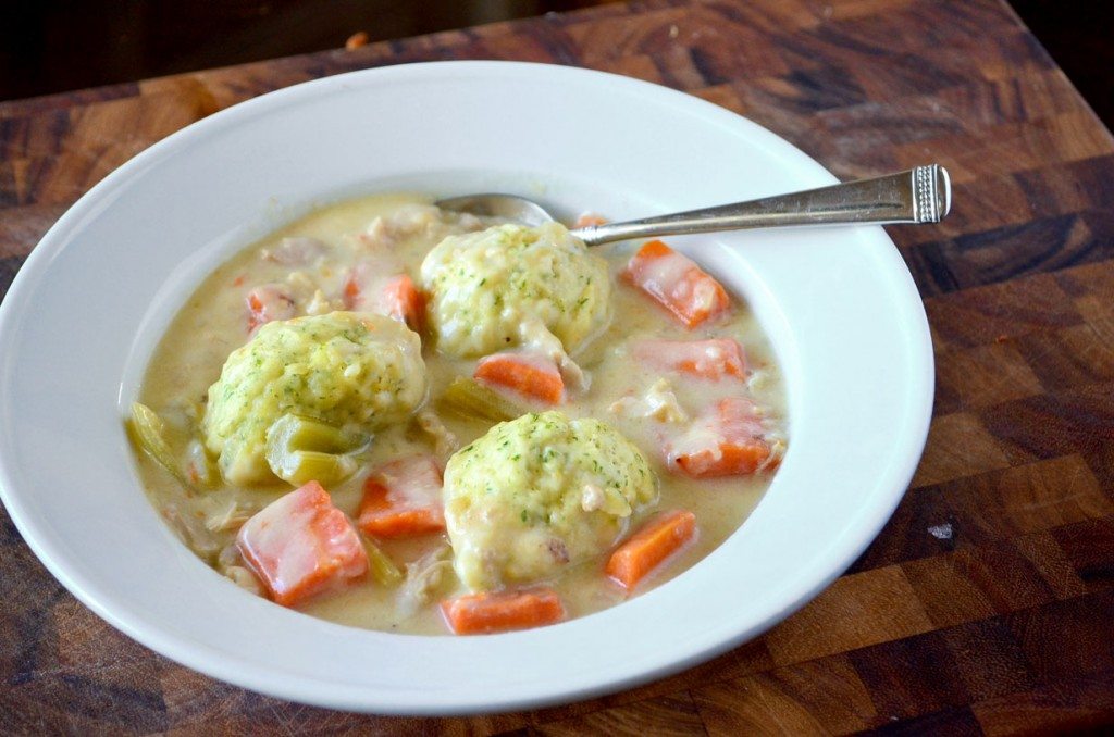 Crockpot or Stovetop Chicken & Dumplings | Go Go Go Gourmet