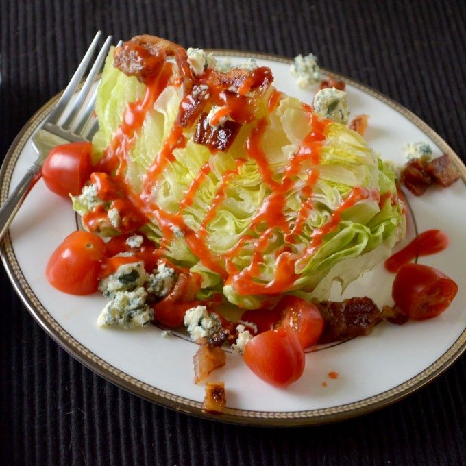Wedge Salad Studded with the End Result