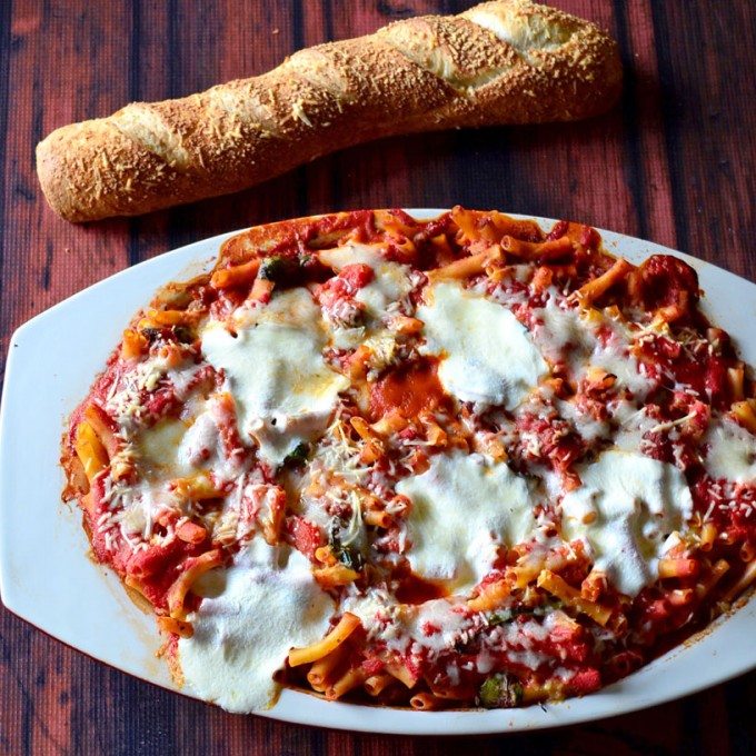 Multi-Cheese Layered Baked Ziti | Go Go Go Gourmet