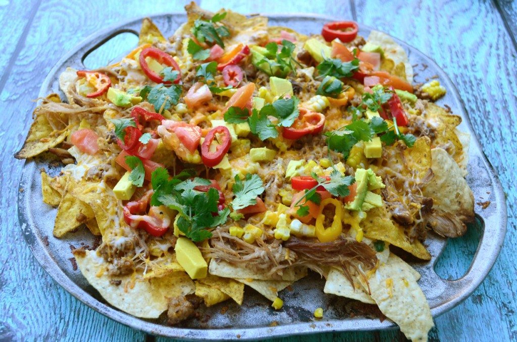 Grilled Chorizo and Carnitas Nachos | Go Go Go Gourmet