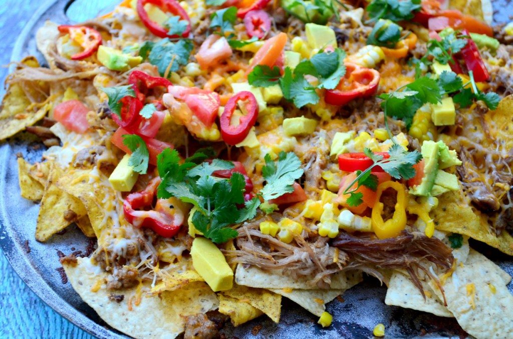 Grilled Chorizo and Carnitas Nachos | Go Go Go Gourmet