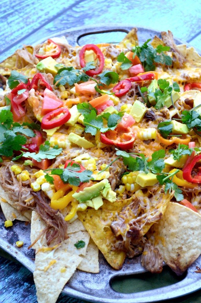 Grilled Chorizo and Carnitas Nachos | Go Go Go Gourmet