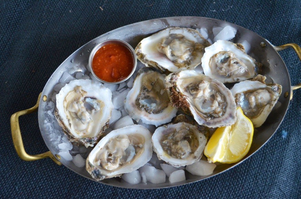 Shucked Oysters with Cocktail Sauce & Lemon | Go Go Go Gourmet