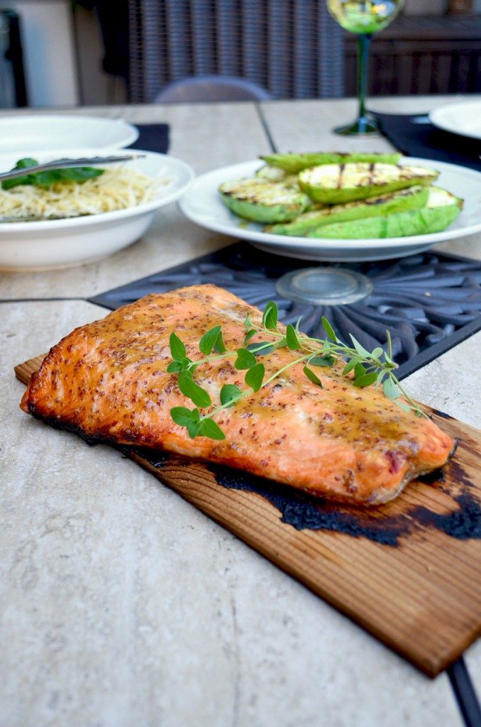 Cedar Planked Grilled Salmon | Go Go Go Gourmet @gogogogourmet