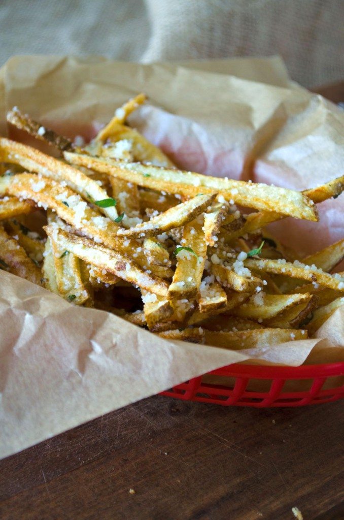 Parmesan Herb Fries | Go Go Go Gourmet @gogogogourmet