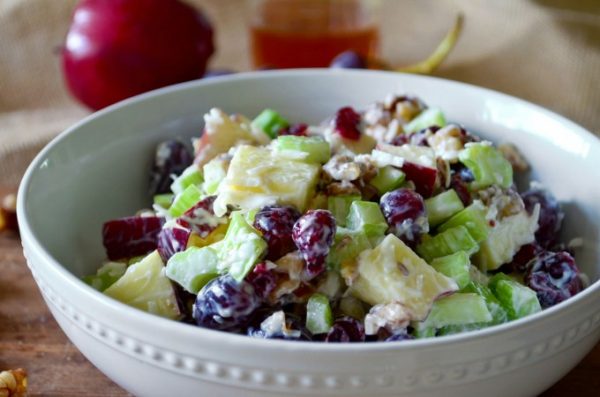 Waldorf Salad Recipe For Waldorf Salad With Apples And Walnuts