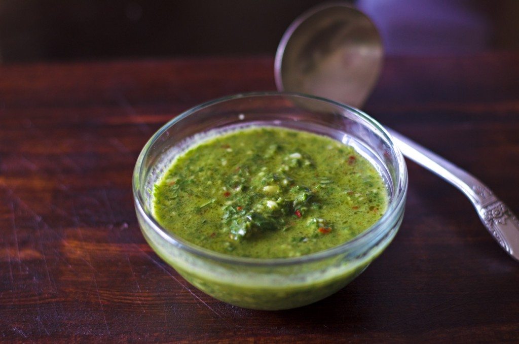 Basil Chimichurri | Go Go Go Gourmet @gogogogourmet