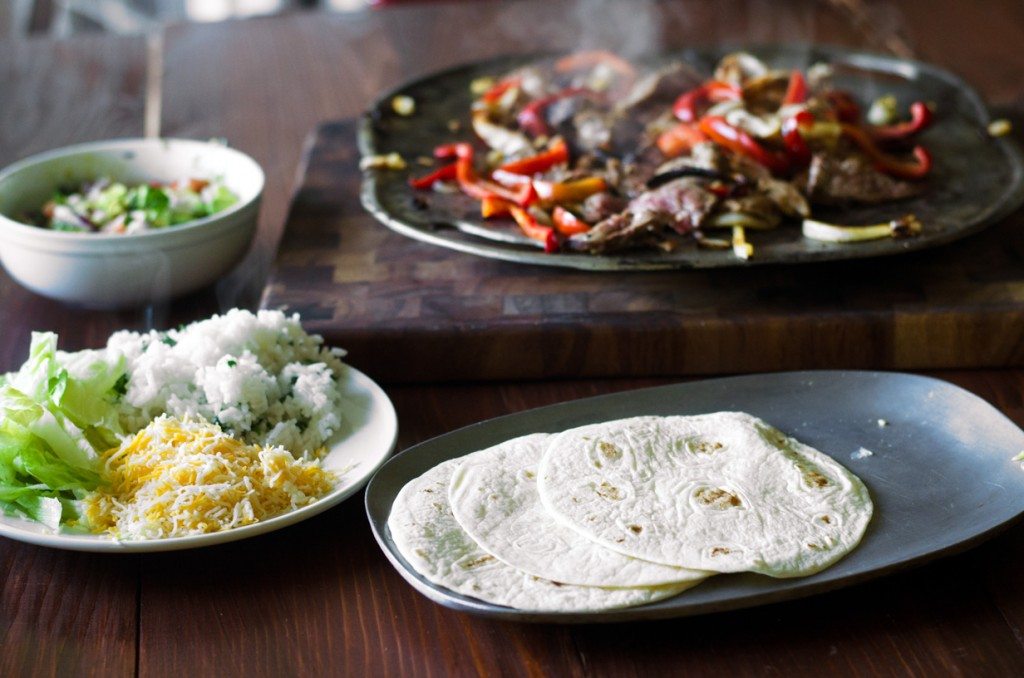 Grilled Flank Steak and Chicken Fajitas | Go Go Go Gourmet @gogogogourmet