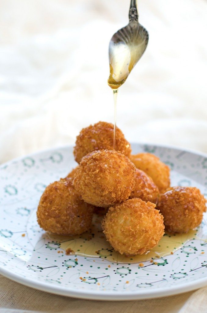 Fried Goat Cheese | @gogogogourmet