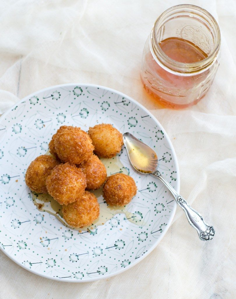 Fried Goat Cheese Balls | @gogogogourmet