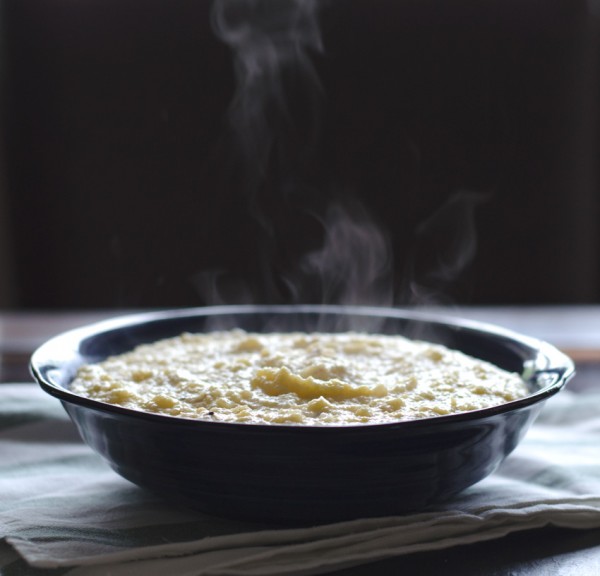 Smoked Gouda Cheesy Polenta Go Go Go Gourmet