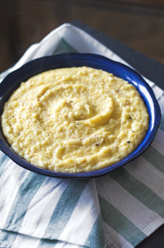 Smoked Gouda Cheesy Polenta | Go Go Go Gourmet @gogogogourmet