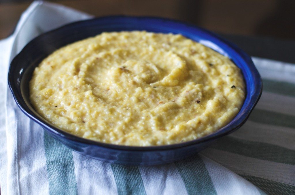 Smoked Gouda Cheesy Polenta | Go Go Go Gourmet @gogogogourmet