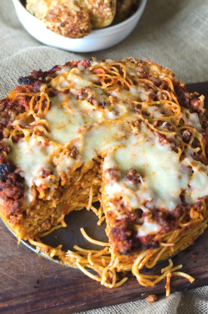 Baked-Baked Spaghetti with Pepperoni | Go Go Go Gourmet @gogogogourmet