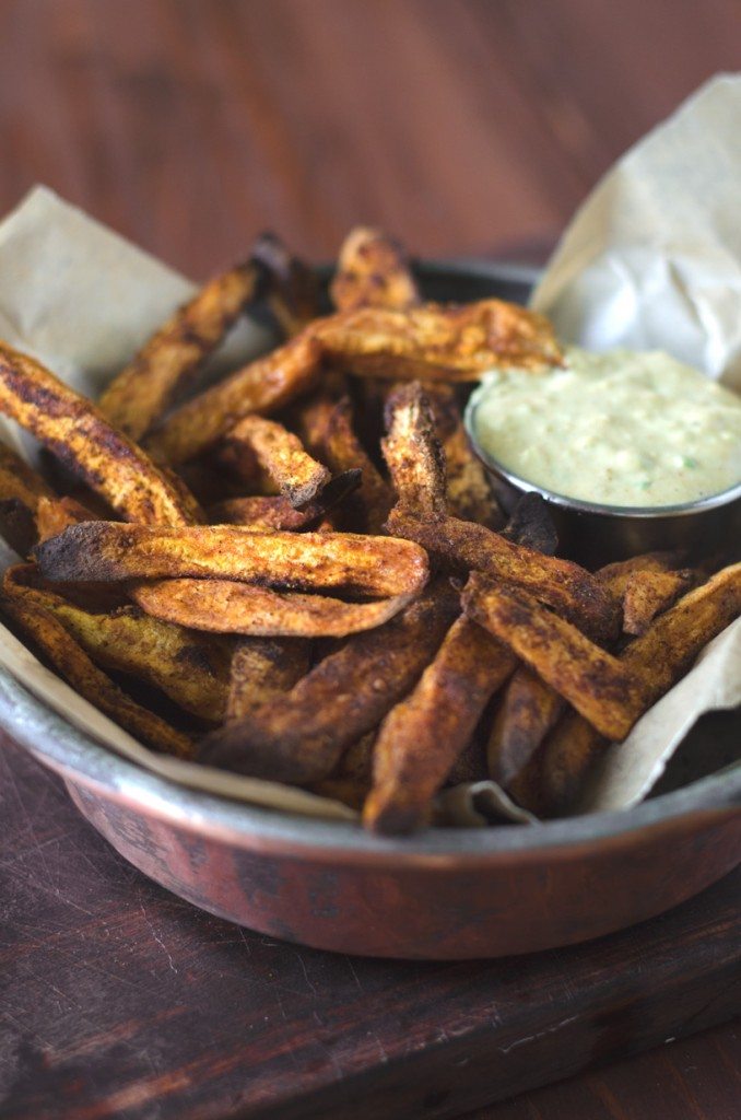 Cumin and Cayenne Spicy Baked Sweet Potato Fries | Go Go Go Gourmet @gogogogourmet