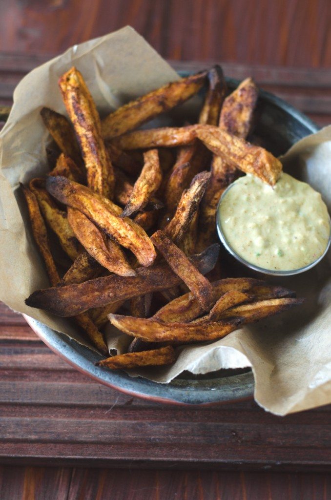 Cumin and Cayenne Spicy Baked Sweet Potato Fries | Go Go Go Gourmet @gogogogourmet