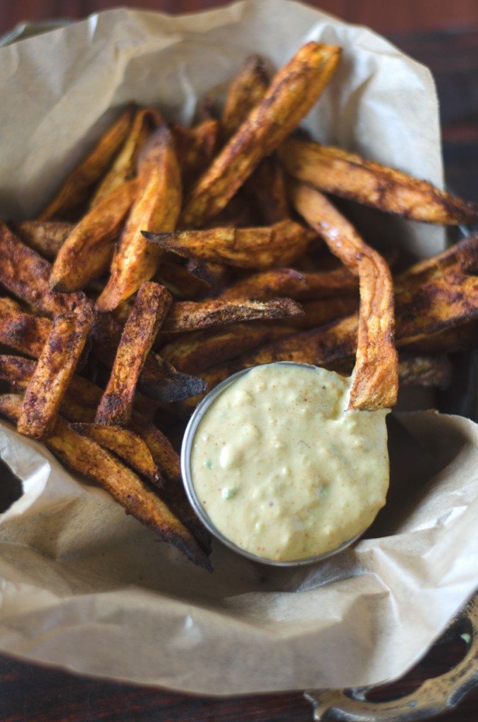 Cumin and Cayenne Spicy Baked Sweet Potato Fries | Go Go Go Gourmet @gogogogourmet