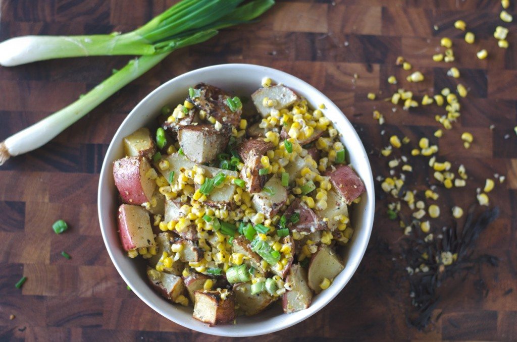 Honey Mustard Lime Grilled Potato Salad | Go Go Go Gourmet @gogogogourmet