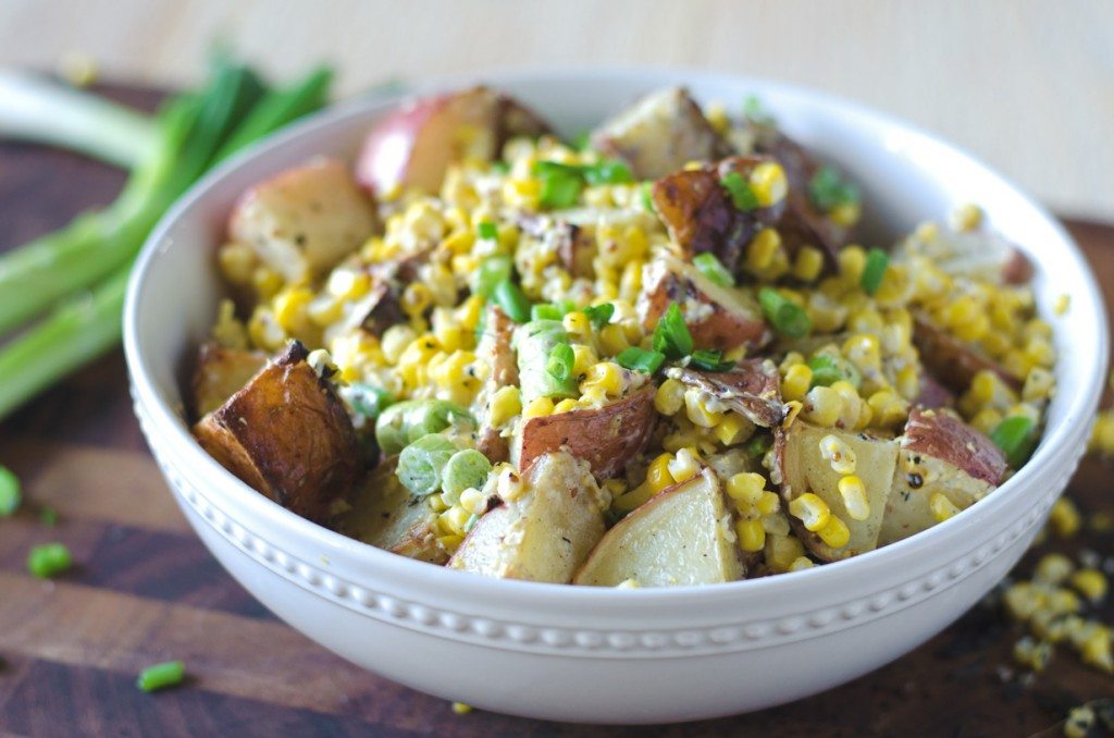 Honey Mustard Lime Grilled Potato Salad | Go Go Go Gourmet @gogogogourmet