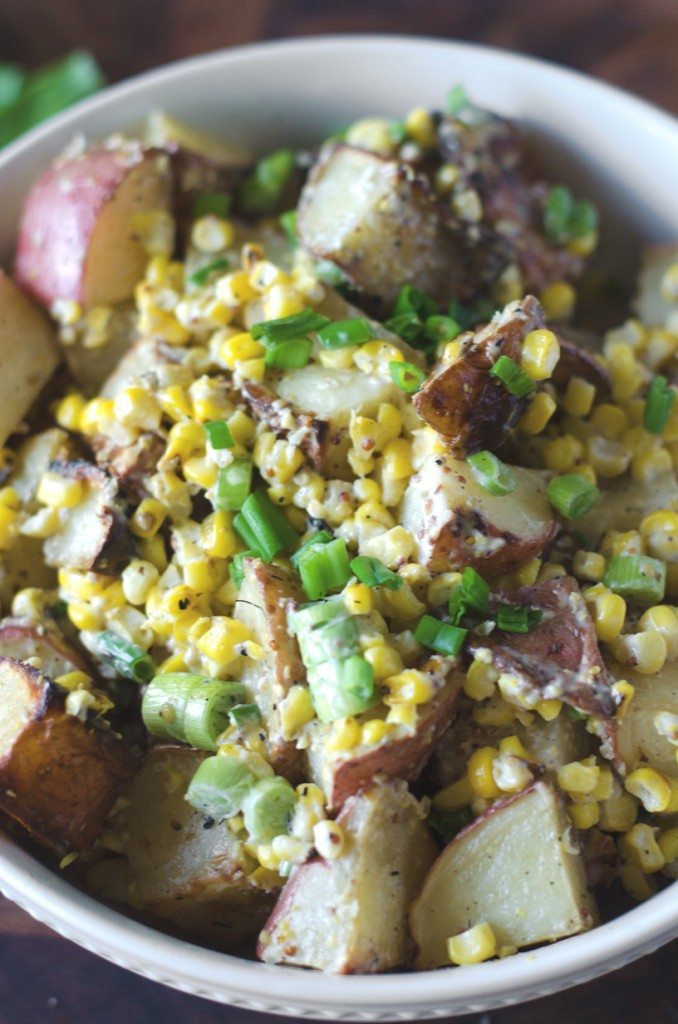 Honey Mustard Lime Grilled Potato Salad | Go Go Go Gourmet @gogogogourmet