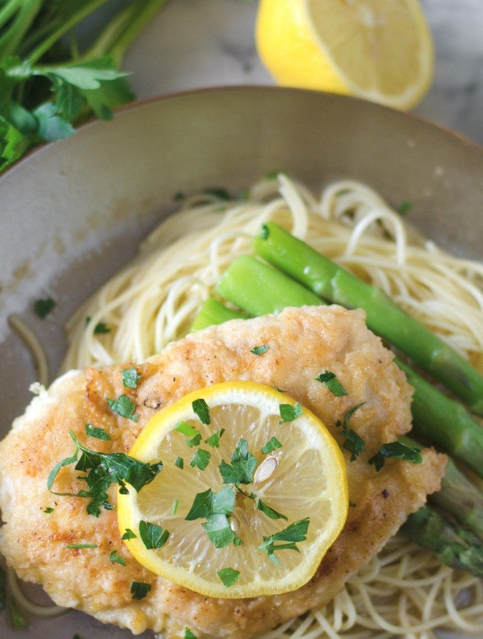 Chicken Francese- a 15 minute dinner with just a few ingredients! | Go Go Go Gourmet @gogogogourmet