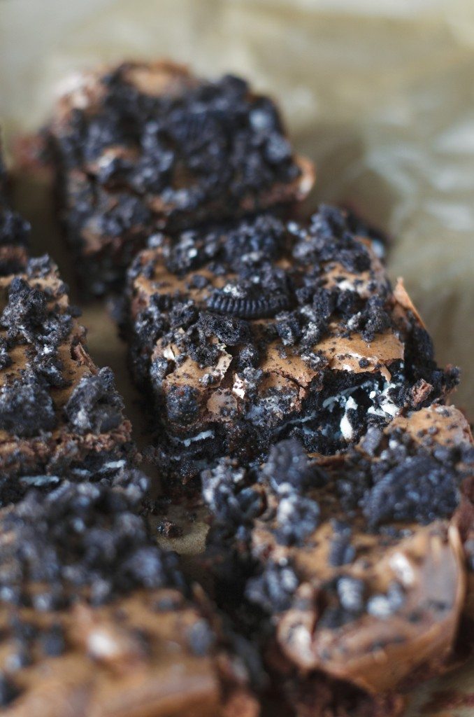 Oreo Brownies Recipe | @gogogogourmet