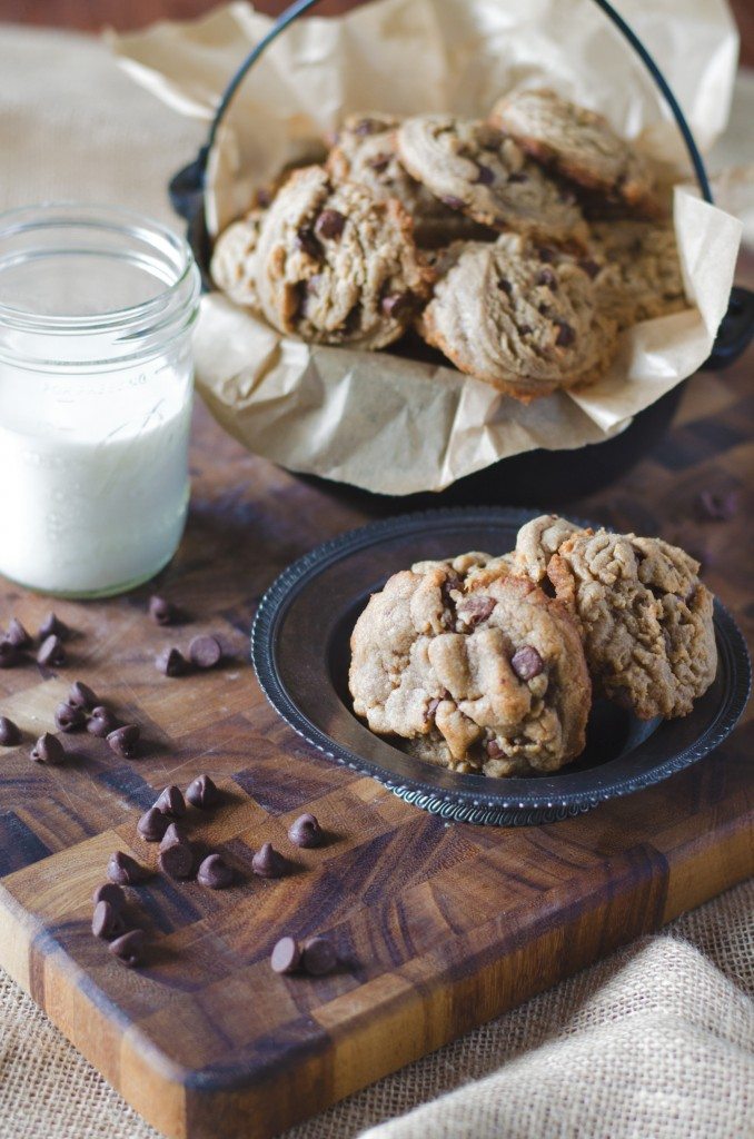 Peanut Butter Chocolate Chip Cookies- the best of both cookie worlds! Always soft and delicious! | Go Go Go Gourmet @gogogogourmet