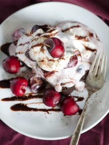 Black Forest Ice Cream Cake | Go Go Go Gourmet @gogogogourmet