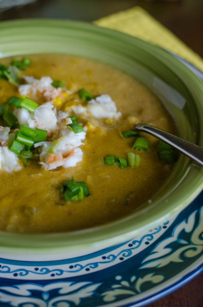 Spicy Corn and Lobster Chowder | Go Go Go Gourmet @gogogogourmet